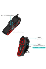 Blic A30 Motosiklet Kask Kulaklık Işıklı İntercom