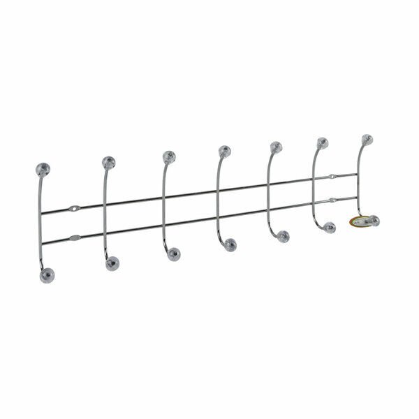 Elmop Askı Duvar 7 Sıra Boncuklu Krom Kaplama