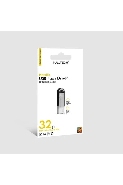 Fulltech Usb Flash Bellek 32 Gb Metal Gümüş
