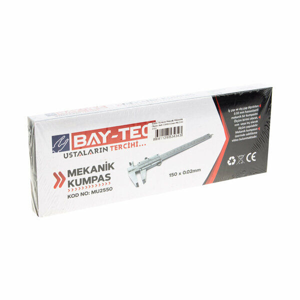 Baytec Kumpas Mekanik Milimetrik Ölçüm Aleti 150X0.02 Mm