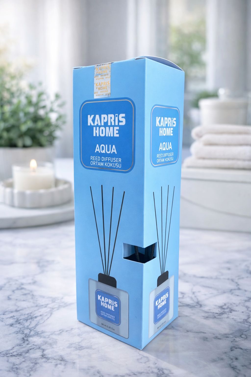Kapris Home Bambu Çubuklu Ortam Kokusu Aqua