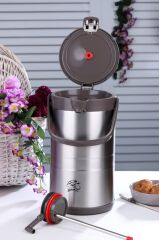 Cooker Termos Çelik 3.5Lt Pompalı Çift Katlı