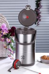 Cooker Termos Çelik 3.5Lt Pompalı Çift Katlı Vizon