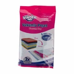 Vindex Vakumlu Poşet Hurç 2 Li Ebat 50X70 L