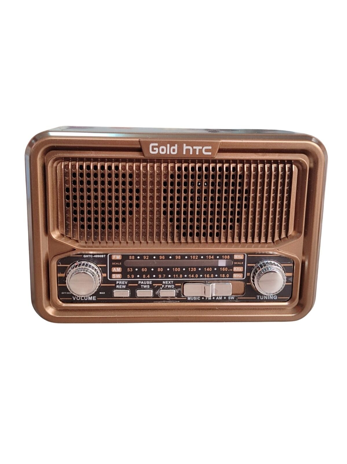Gold Htc Ghtc-4090 Solar Güneş Enerjili Şarjlı Bt Radyo Bakır