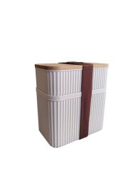 Brillant Saklama Kutusu 1+0,5 Lt 2 Li Zebra Krem