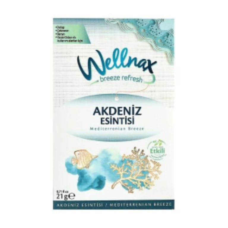 Wellnax Dolap ve Çekmece Koku Kesesi Akdeniz Esintisi