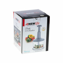 Newlife El Rondosu Üstten Basmalı Blender Siyah
