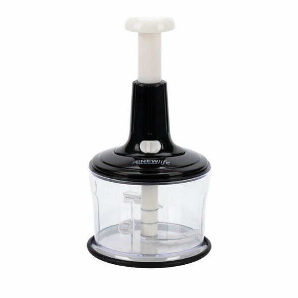 Newlife El Rondosu Üstten Basmalı Blender Siyah