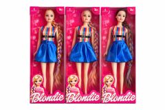 Çalkan Bebek Blondie Saks Mavi
