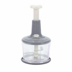 Newlife El Rondosu Üstten Basmalı Blender Gri