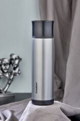 Cooker Termos Çelik 0.75Lt Trend Çift Katlı Gri