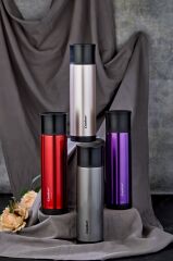 Cooker Termos Çelik 0.75Lt Trend Çift Katlı Kırmızı