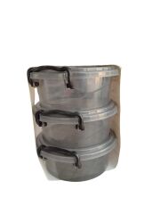 Çankaya Sweet Yuvarlak 3 Lü Saklama Kabı