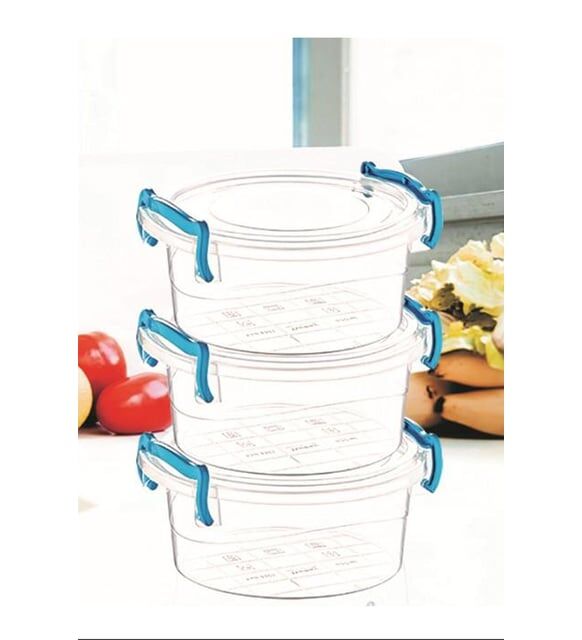 Çankaya Sweet Yuvarlak 3 Lü Saklama Kabı