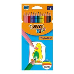 Bic Kuru Boya 12 Renk Tam Boy Tropicolor