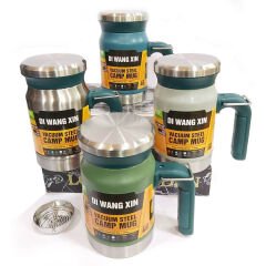 Cooker Termos Çelik 620ml Turkuaz