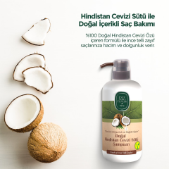 Eyüp Sabri Tuncer  Hindistan Cevizi Sütlü Şampuan 600 Ml