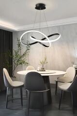 Avize Sarkık Kardelen Model 3 Kanatlı 50 Cm