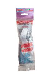 Pratikon Plastik Çatal 10 Lu Şeffaf