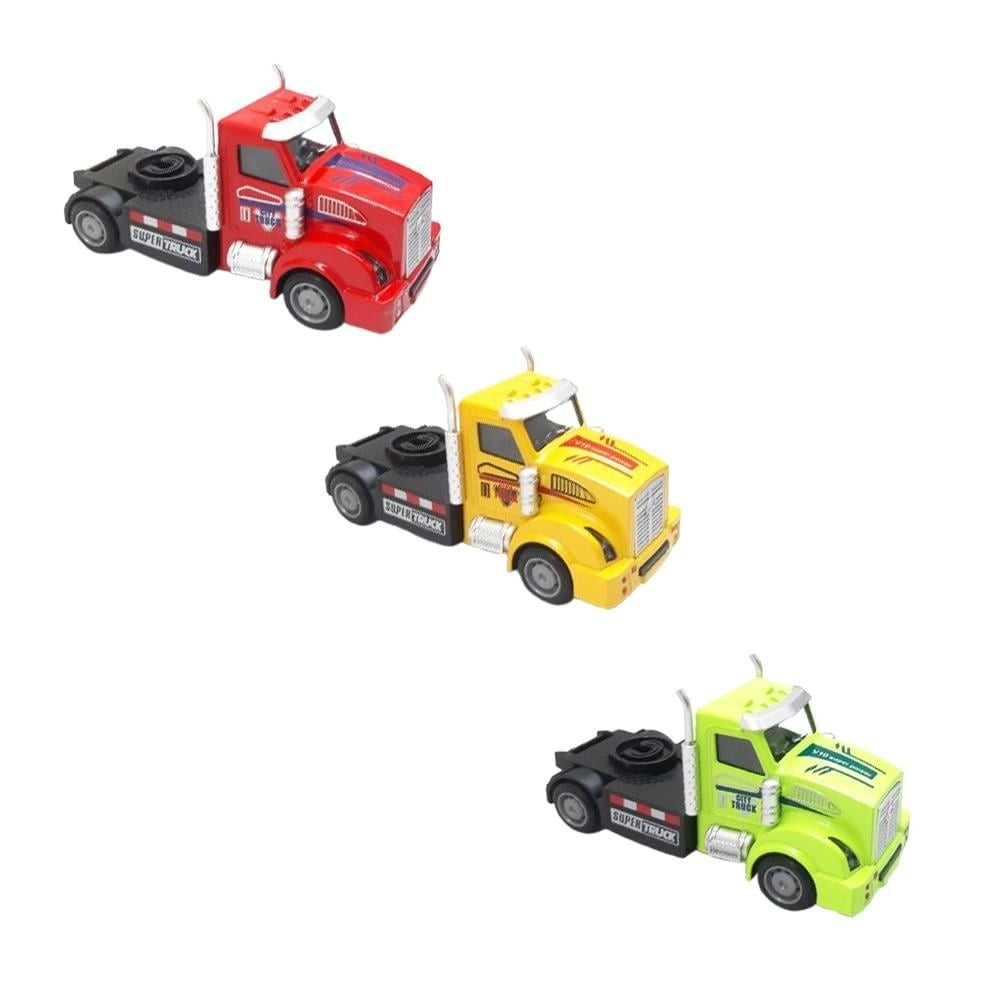 Duman Toys Tır Kafası Metal Çek Bırak Sarı