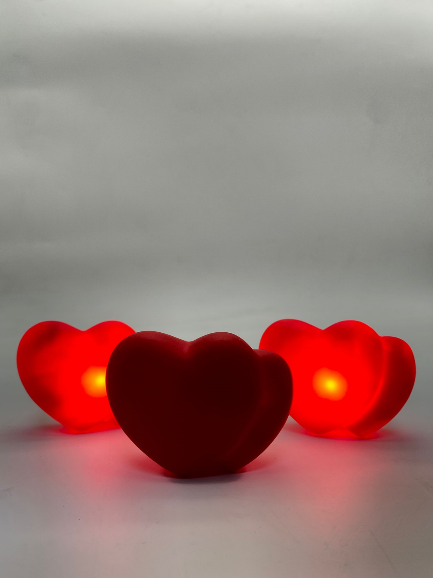 Akkuzu Çift Kalpli Işıklı Led