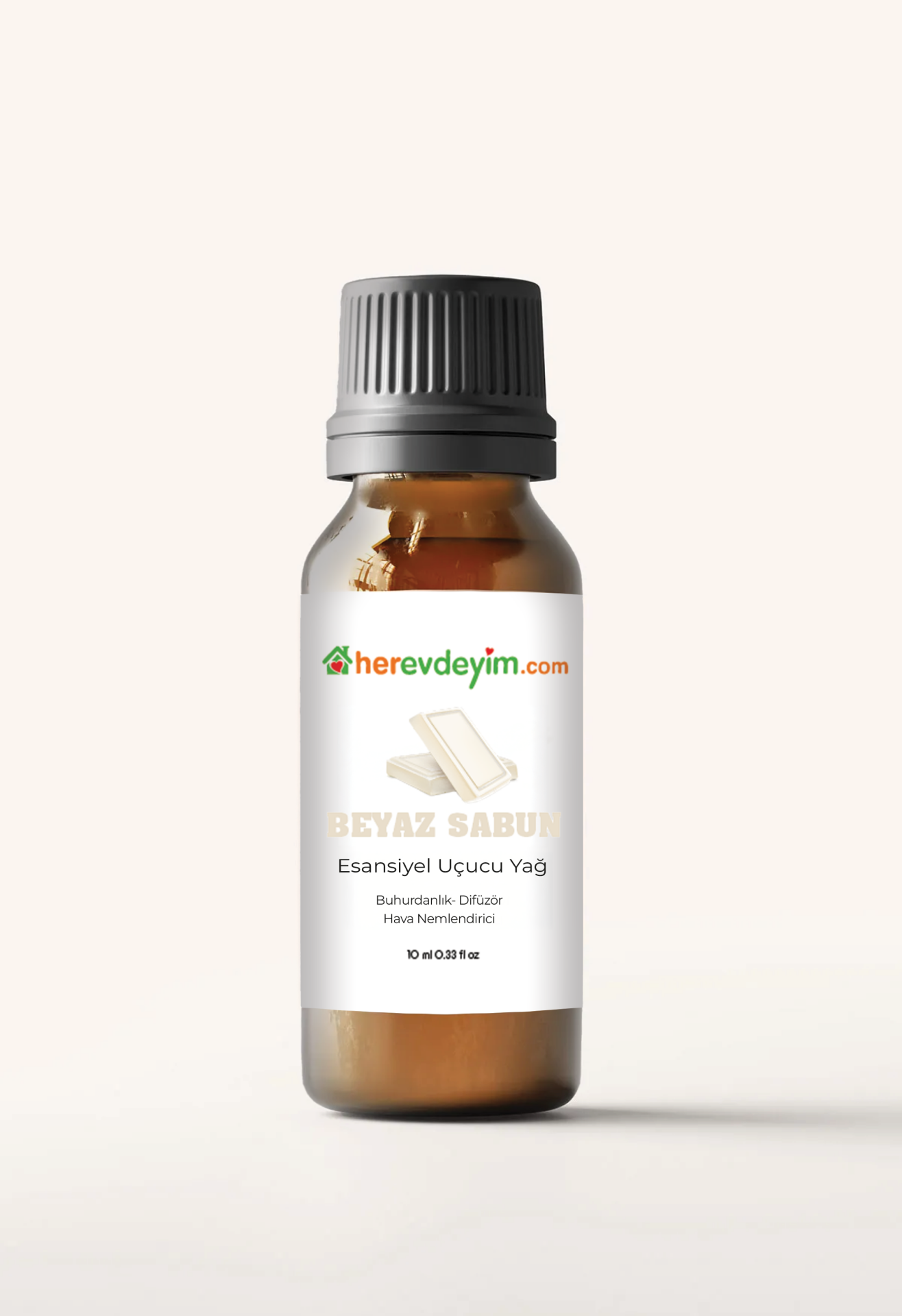 Herevdeyim Beyaz Sabun Esansiyel Uçucu Koku Yağı 10 Ml