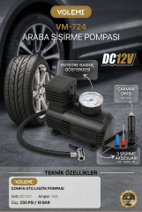 Volemi Kompresör Hava Pompası Vm-724