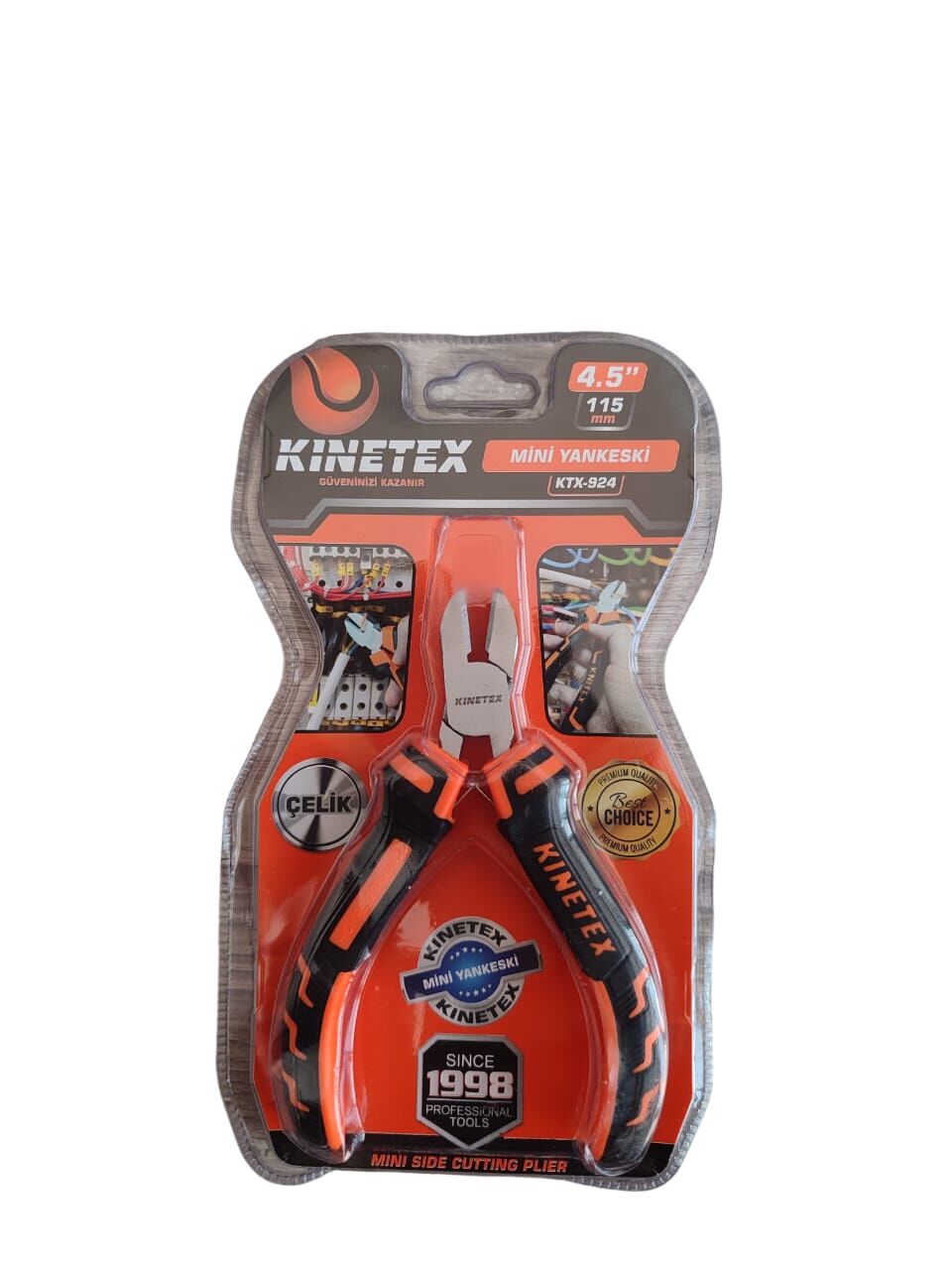 Kinetex Ktx-924 4.5 İnç Mini Yan Keski Turuncu