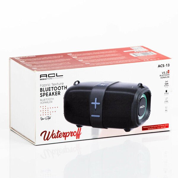 Acl Speaker Hoparlör Bluetooth Usb Aux ACS-13  Su Geçirmez