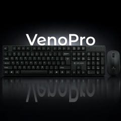 Katjmer Veno Pro Klavye Mouse Seti Siyah
