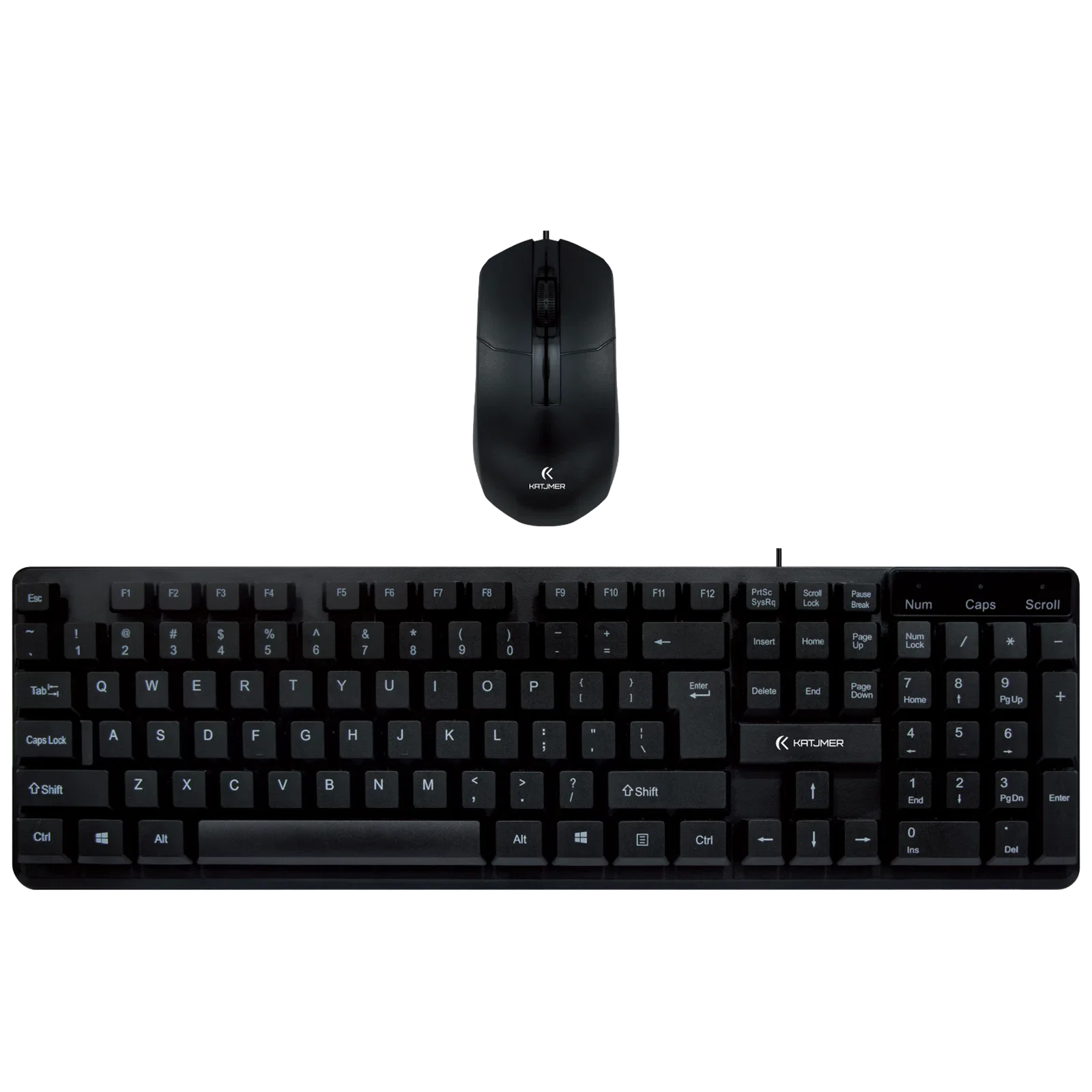 Katjmer Veno Klavye Mouse Seti Siyah