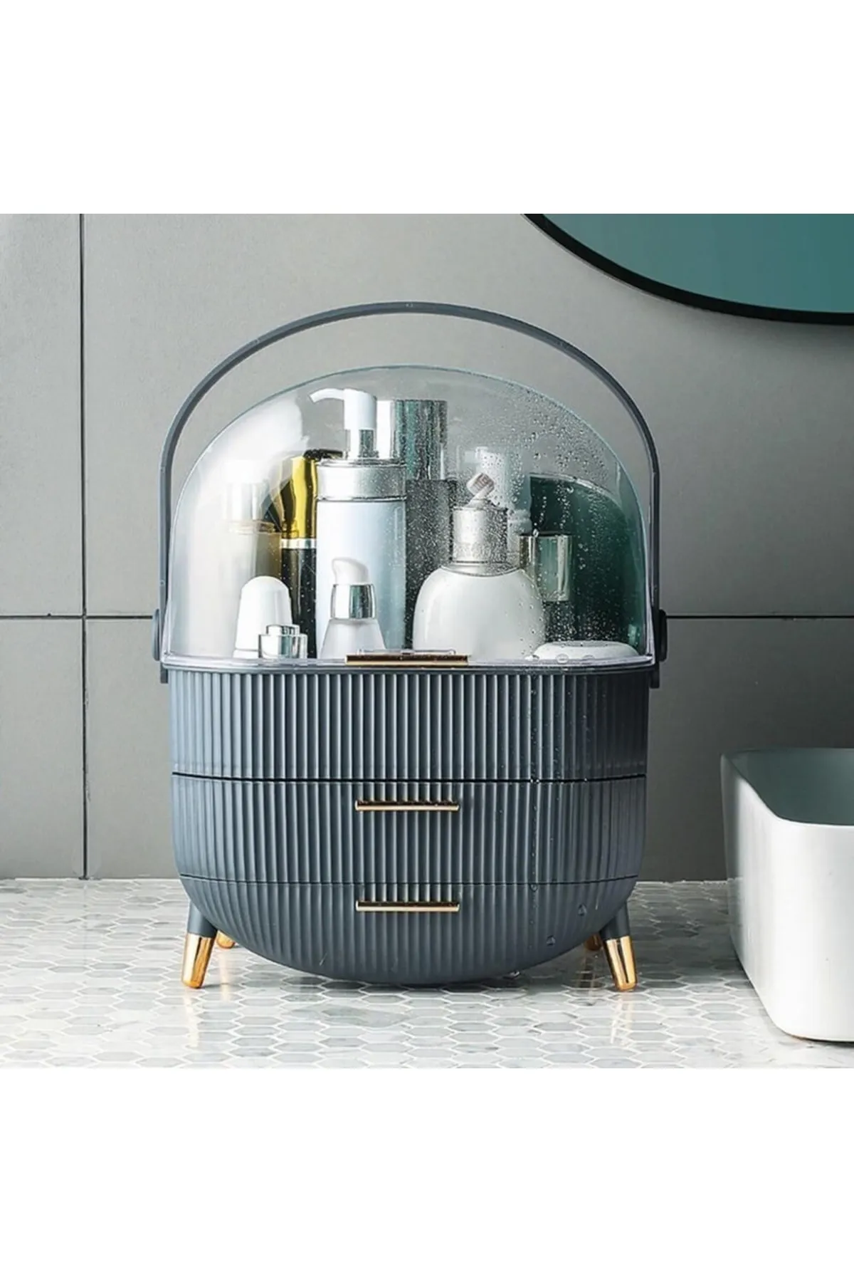 Urve House By House Organizer Kozmetik Gri