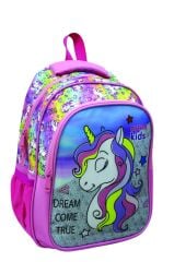 Astral Kids İlkokul Çantası Beslenmeli Cartoon Unicorn-Dream