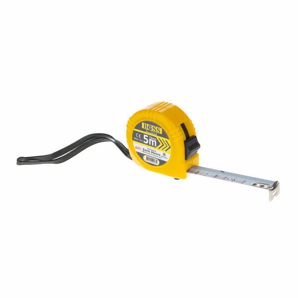 Boss Metre Şerit 5mtX19mm Sarı