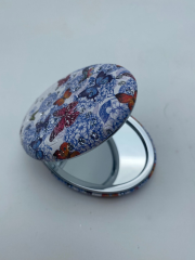 Dmrt Makyaj Aynası Oval Kelebek Desen