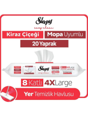 Sleepy Easy Clean Yer Temizlik Havlusu Mop 20 Yaprak Kiraz Çiçeği Kokulu