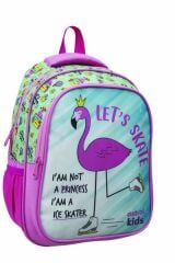 Astral Kids İlkokul Çantası Beslenmeli Cartoon Flamingo