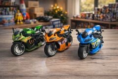 Metaş Motorsiklet Metal Çek Bırak Sesli Işıklı