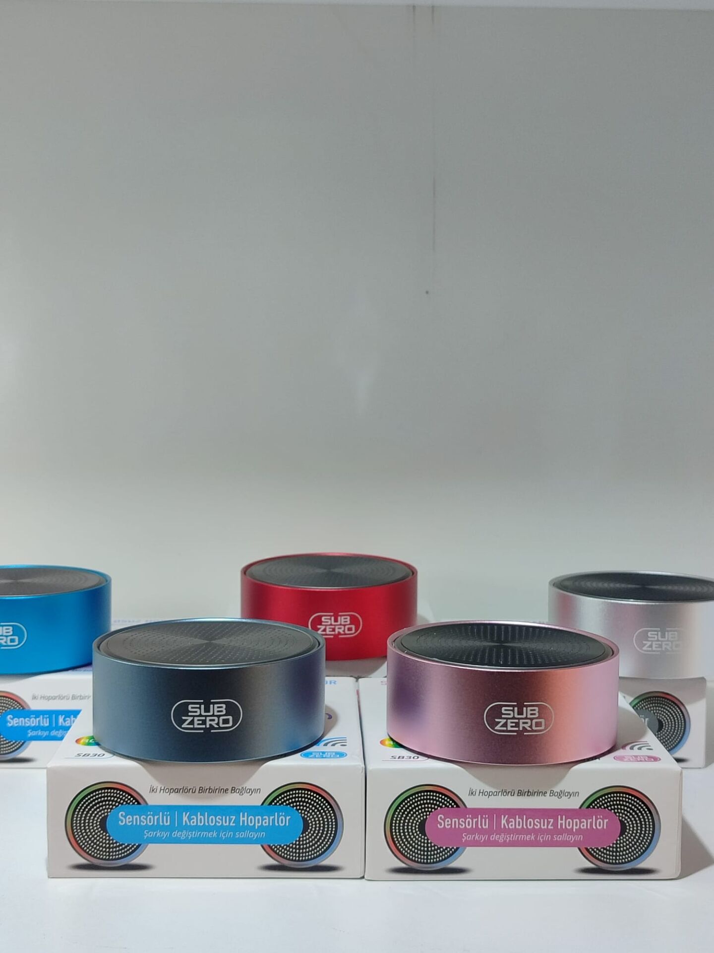 Subzero Ses Bombası Müzik Çalar Sensörlü Bordo