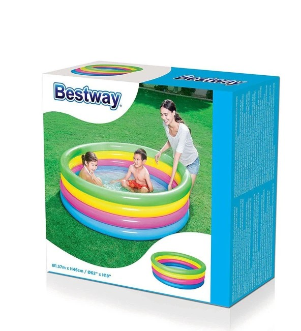 Bestway Şişme Havuz 4 Bölmeli 157x46 Cm Karışık Renkli