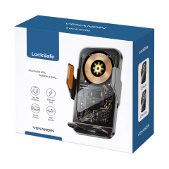 Venandin Locksafe Kablosuz Araç Şarjı Siyah