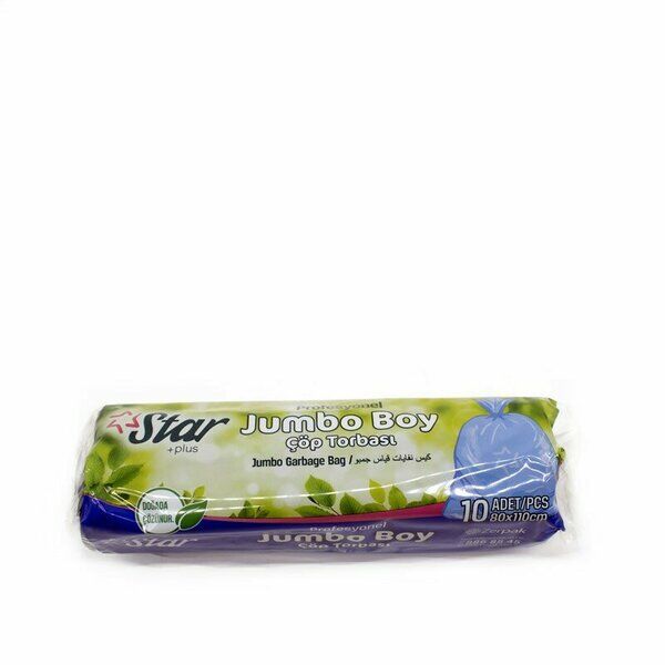 Starplus Çöp Poşeti Standart Jumbo Boy  Ebat 80X110 200Gr Mavi