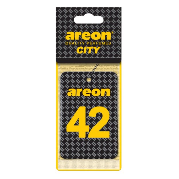 Areon Oto Ayna Kokusu City Vanilla Black 42 Siyah