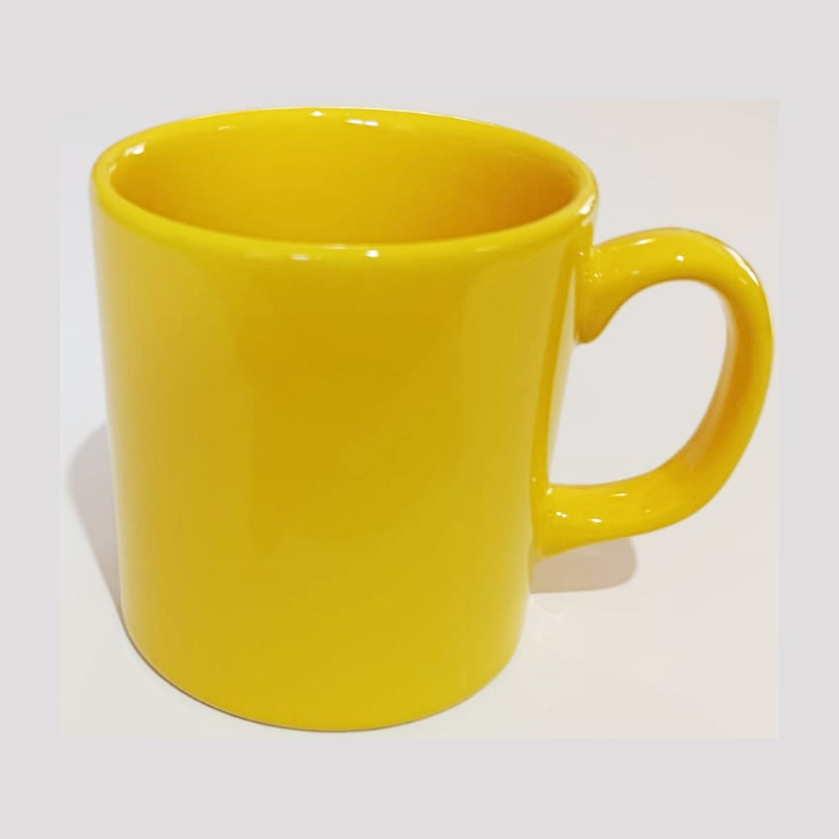 Keramika Kupa Bardak Seramik Sarı