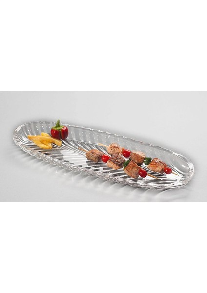 Santa Kısa Kayık Sunum Tabak 33 Cm