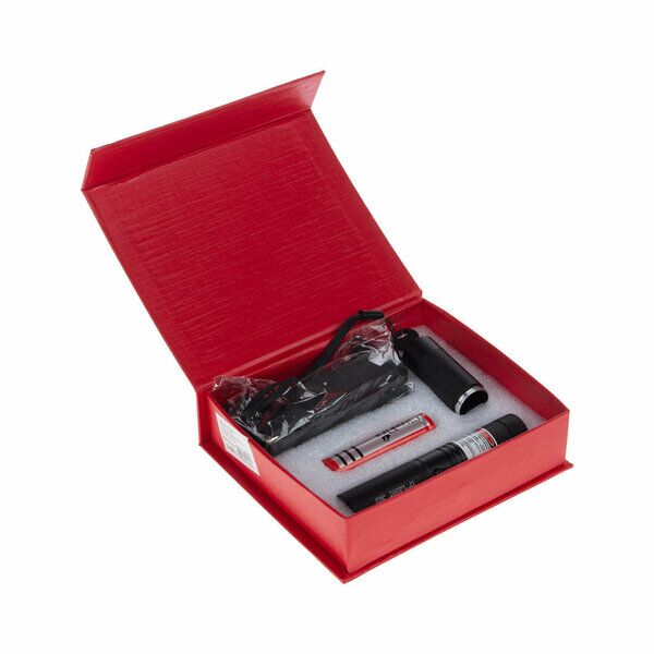 Starmax Pointer Lazer Şarjlı Kutulu 2 Başlıklı