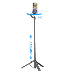 Venandin Al Gimbal Tripod Siyah