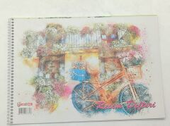 Gürpaş 15 Yaprak Resim Defter Küçük Boy Karton Kapak Karışık Renkli