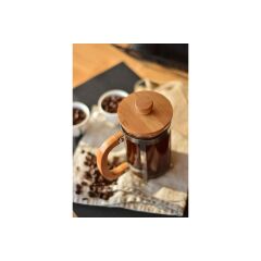 O.M.S  French Press 600 Ml Bambu No:1 - Ahşap